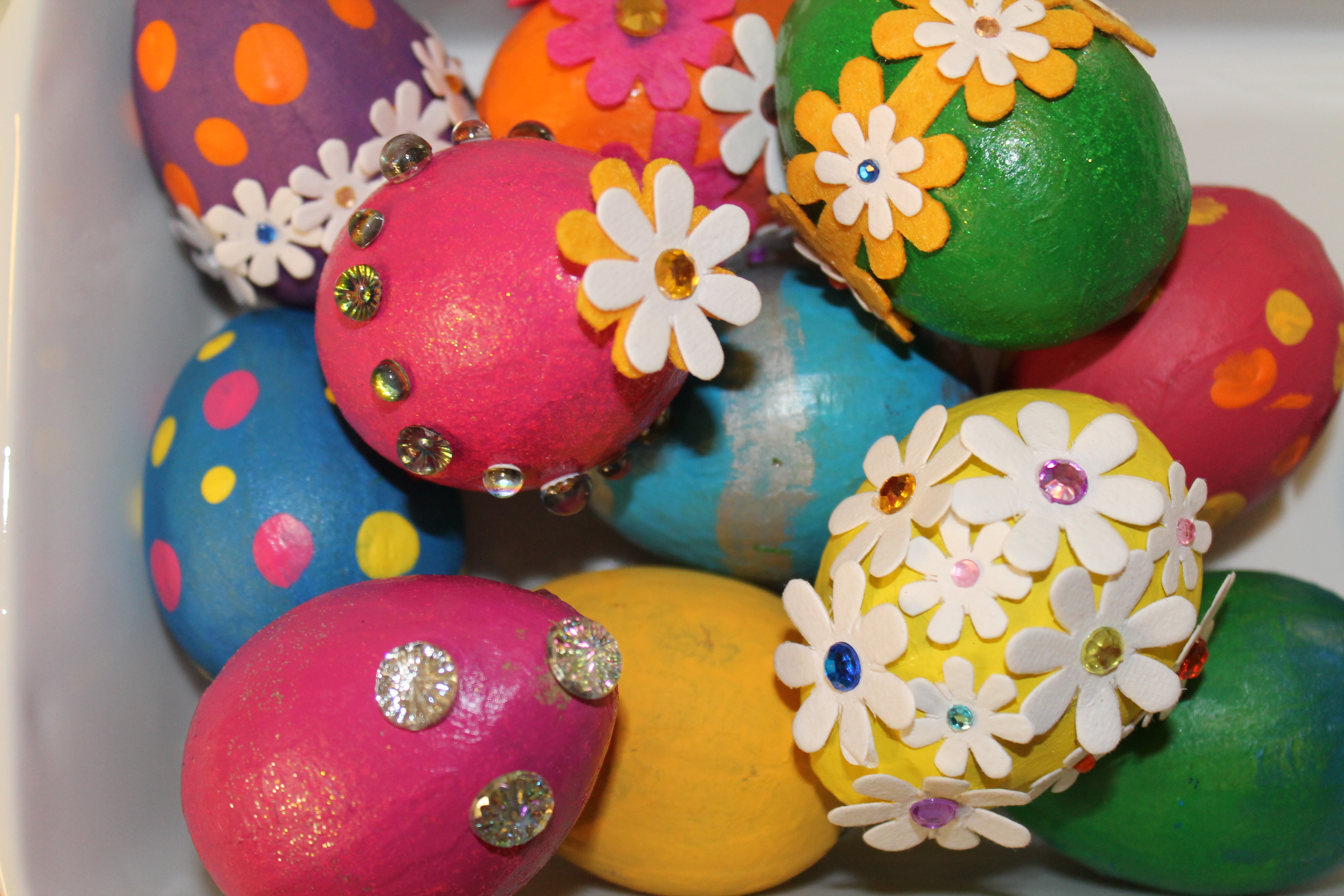 North Texas Kidseaster Egg Decorating Idea 3 Painted Bling