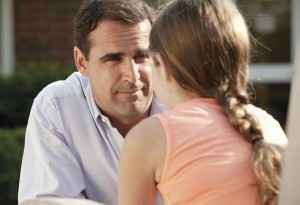 Dad Talking to Daughter